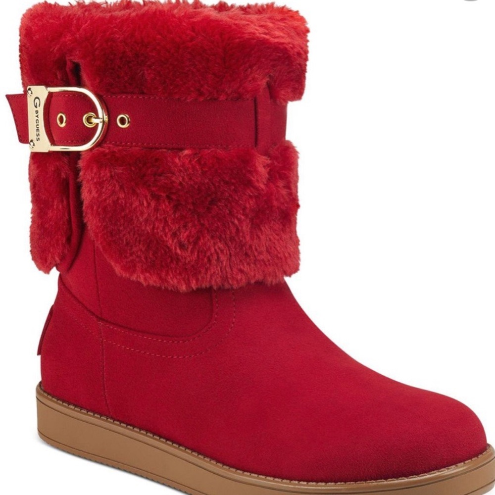 Brand New without box! G by Guess red winter boots